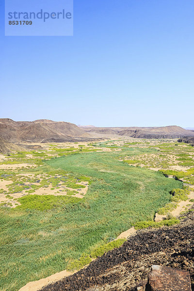 Der Fluss Huab  Damaraland  Namibia