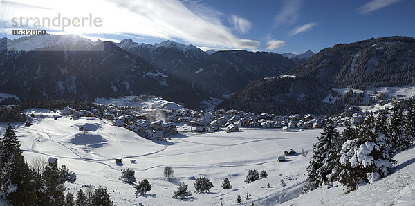 Serfaus im Winter  Tirol  Österreich
