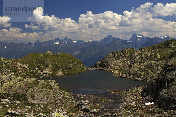 Furglersee und Ötztaler Alpen  Tirol  Österreich