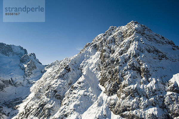 Höllental  Wettersteingebirge  Waxenstein  Waxensteinkamm  Zugspitze  Garmisch-Partenkirchen  Grainau  Werdenfelserland  Oberland  Bayern  Deutschland