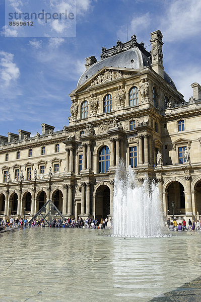 Palais du Louvre  1. Arrondissement  Paris  Frankreich