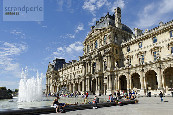 Palais du Louvre  1. Arrondissement  Paris  Frankreich