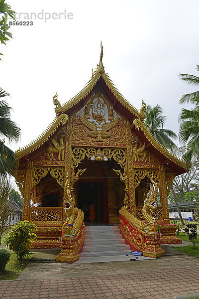 Viharn Phra Phut  Tempelanlage Wat Phrathat Lampang Luang  Provinz Lampang  Nordthailand  Thailand