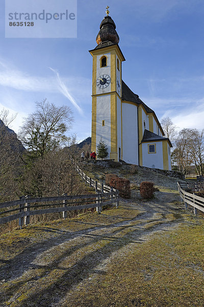 Filialkirche St. Pankratius  Karlstein am Main  Oberbayern  Bayern  Deutschland