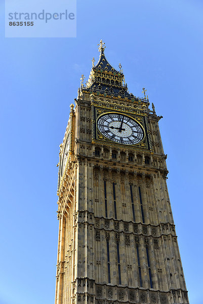 Elizabeth Tower oder Big Ben  Palast von Westminster  Unesco Weltkulturerbe  City of London  London Region  England  Großbritannien