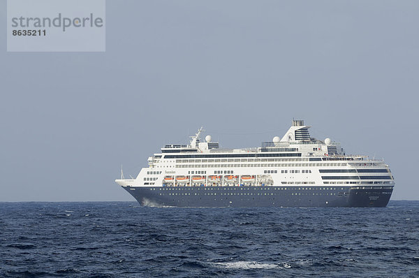 Kreuzfahrtschiff MS Statendam  San Blas Archipel  Karibik  Panama
