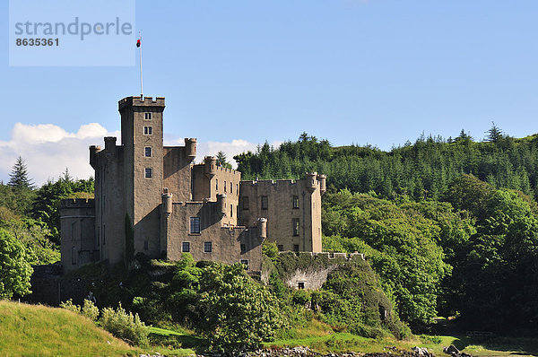 Dunvegan Castle  Ross  Skye and Lochaber  Skye  Schottland  Großbritannien