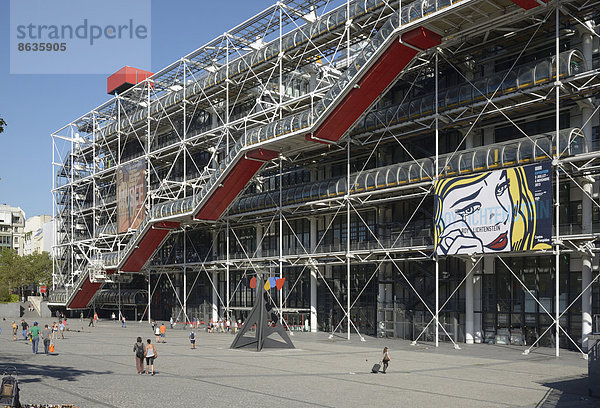 Centre Pompidou  Paris  Île-de-France  Frankreich