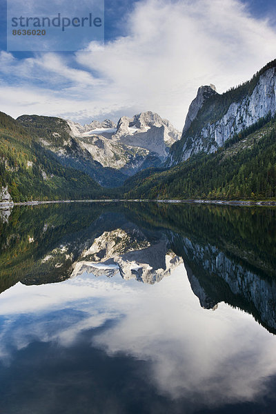 Vorderer Gosausee  Dachstein  Spiegelung  Dachsteingebirge  Gosau  Salzkammergut  Oberösterreich  Österreich