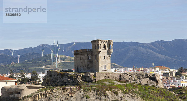 Windturbine Windrad Windräder Andalusien Spanien Tarifa