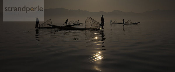Fischer am Inle-See  Myanmar