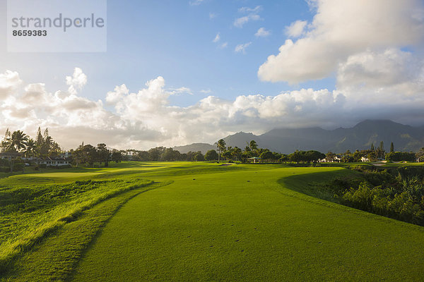 Golfplatz von Princeville  Kauai  Hawaii  USA