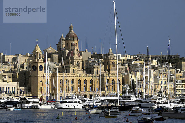 Yachthafen und Marinemuseum  Vittoriosa  Three Cities  Malta