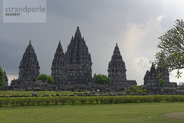 Tempelanlage Prambanan  Yogyakarta  Java  Indonesien