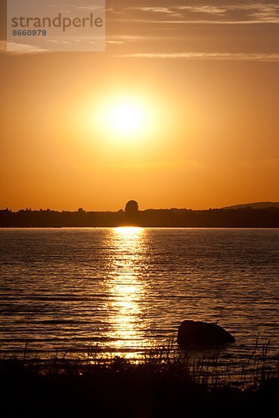 Sonnenuntergang  Skane län  Schweden
