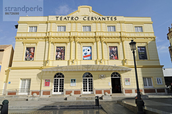 Teatro Miguel de Cervantes Theater  Malaga  Provinz Malaga  Andalusien  Spanien