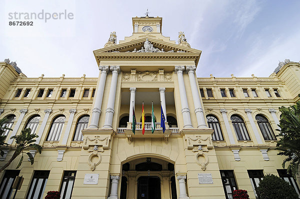 Rathaus  Malaga  Provinz Malaga  Andalusien  Spanien