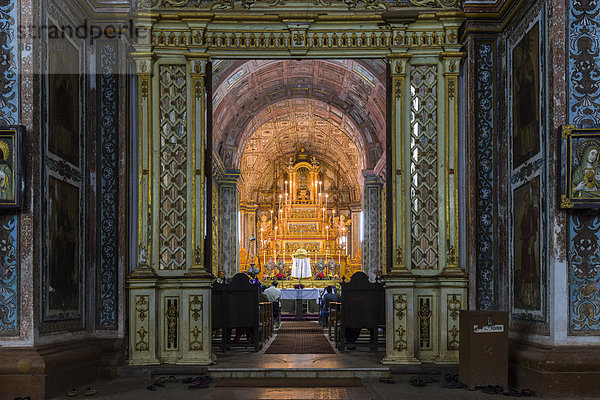 Innenansicht  Kathedrale Sé  16. Jahrhundert  Velha Goa  Goa  Indien