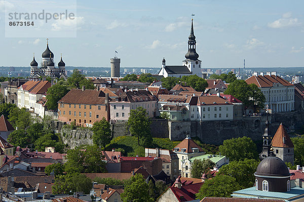 Tallinn Hauptstadt Stadt Kirche Estland