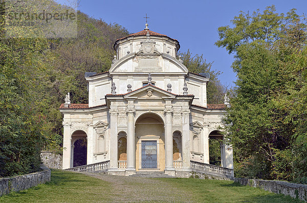 Kapelle V  historischer Pilgerweg zum Wallfahrtsort Santa Maria del Monte auf dem Sacro Monte di Varese  UNESCO Weltkulturerbe  Varese  Lombardei  Italien