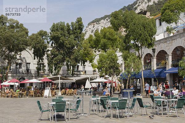 Casemates Square  Gibraltar  Britisches Überseegebiet
