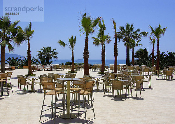 sitzend Strand Hotel Ansicht Zimmer Mittelmeer