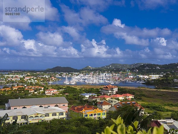 Karibik  Kleine Antillen  Saint Lucia  Rodney Bay  Yachthafen