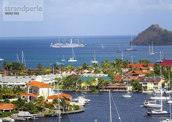 Karibik  Kleine Antillen  Saint Lucia  Rodney Bay  Yachthafen