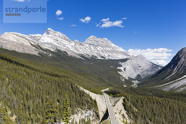 Kanada  Alberta  Banff National Park  Icefields Parkway  Cirrus Mountain