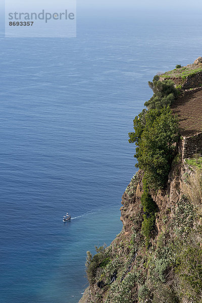 Portugal  Madeira  Cabo Girao  Blick auf den Atlantik
