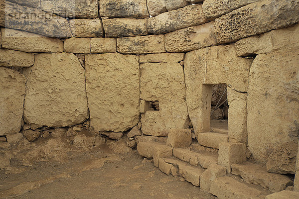 Prähistorische Tempelanlage von Mnajdra  Malta