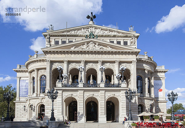 Opernhaus Oper Opern Frankfurt am Main Deutschland Hessen Westend