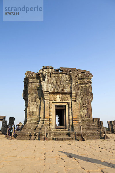 Ruinen des Tempels am Hang von Phnom Bakheng  Angkor  Siem Reap  Kambodscha