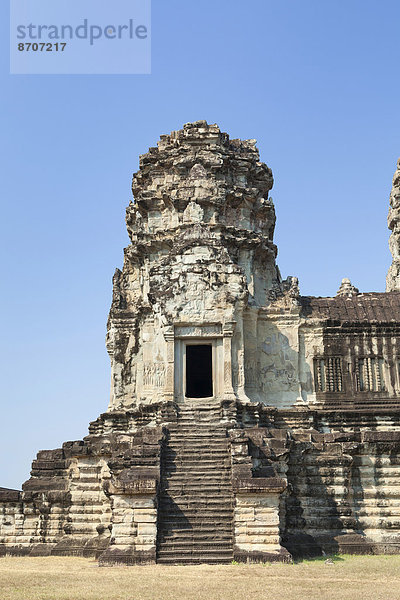 Angkor Wat  Steinturm auf der ersten Ebene  Angkor  Siem Reap  Kambodscha