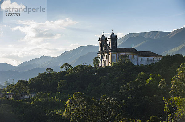 Kirche Igreja Nossa Senhora do Carmo  Ouro Preto  UNESCO-Weltkulturerbe  Minas Gerais  Brasilien