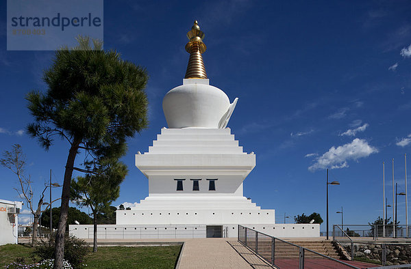 Stupa  buddhistischer Tempel  Benalmadena  Costa del Sol  Andalusien  Spanien