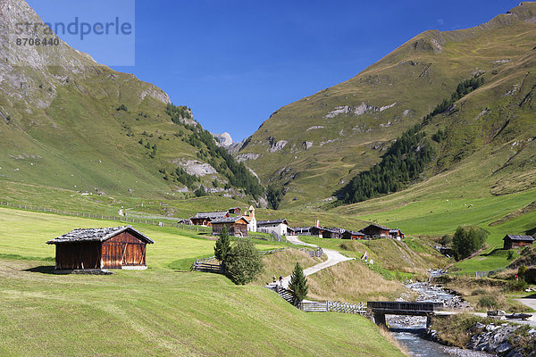 Fane-Alm  Almdorf  Valser Tal  Südtirol  Italien