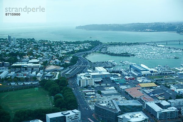 Hochwinkelansicht von Auckland  Neuseeland