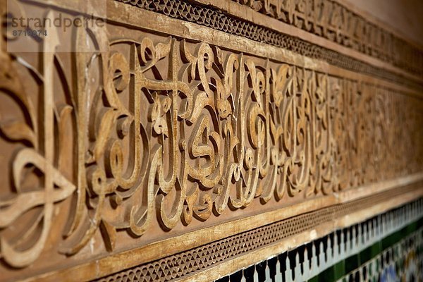 Nordafrika  Schwierigkeit  Design  Islam  Big Ben  UNESCO-Welterbe  Marrakesch  Afrika  Marokko