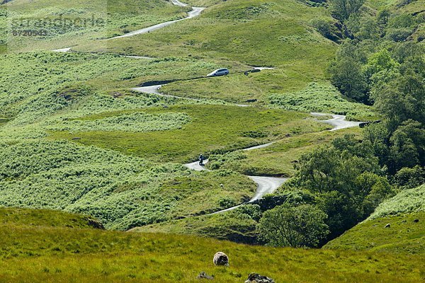 Großbritannien  See  Cumbria  Ortsteil  hart