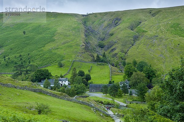 nahe Nationalpark Landschaftlich schön landschaftlich reizvoll Großbritannien See Cumbria Ortsteil