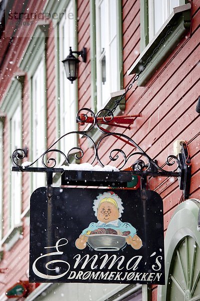 Großstadt  Wahrzeichen  Restaurant  Kreis  Norwegen  Norden  Arktis  Tromso