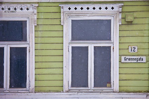 Tradition Großstadt Architektur Kreis vorwärts Arktis Tromso