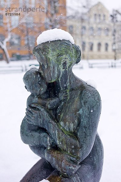 Jungfrau Maria  Madonna  Statue  Bronze  Tromso