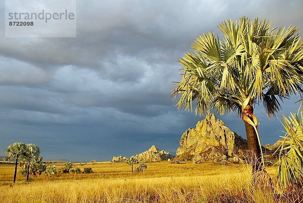 Afrika  Madagaskar  Bergmassiv  Sandstein