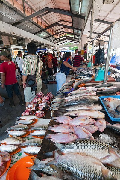 Südostasien  Markt  Asien  Kuching  Malaysia  Sarawak