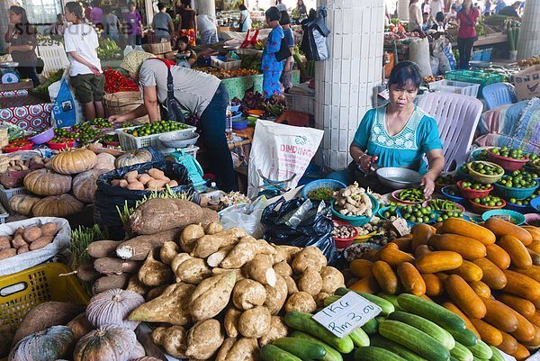 Südostasien  Markt  Asien  Kuching  Malaysia  Sarawak