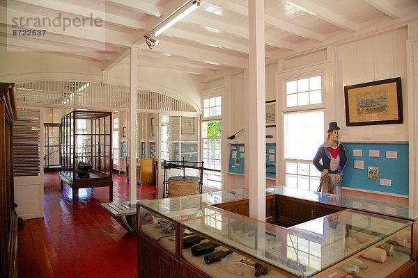 Wohnhaus Museum Karibik Westindische Inseln Mittelamerika Schiffswerft Leeward Islands