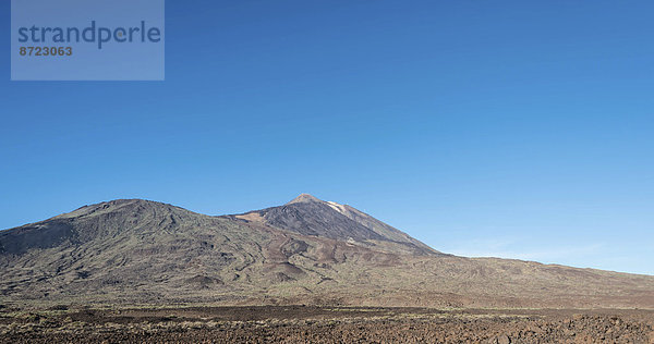 Pico del Teide  Vulkanlandschaft  Hochebene Llano de Uruanca  Parque Nacional de las Cañadas del Teide  Teide-Nationalpark  UNESCO Weltnaturerbe  Teneriffa  Kanarische Inseln  Spanien