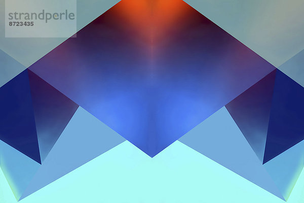 Abstraktes Hintergrundbild aus symmetrischen geometrischen Formen